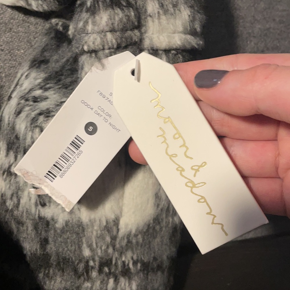 Moon & Meadow day to night moto jacket, S, NWT - Picture 6 of 6